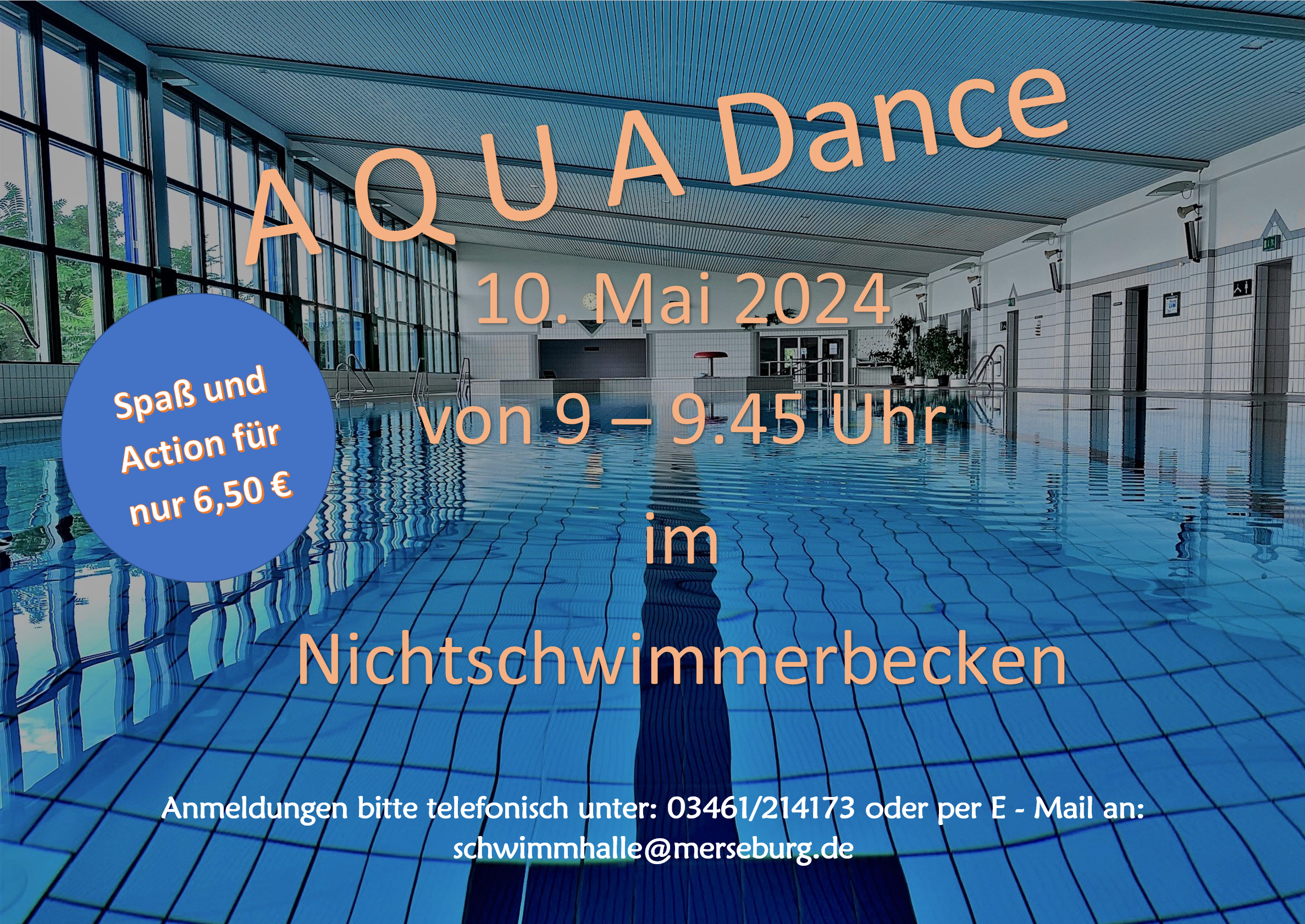 Aqua Dance in der Schwimmhalle Merseburg